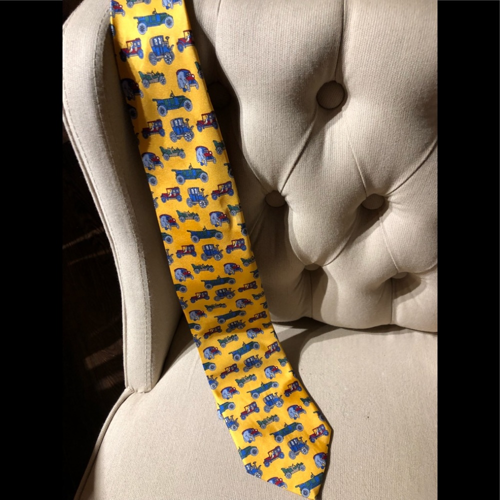 Antique Cars Necktie